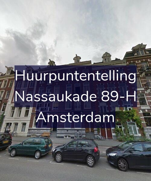 Foto gevel Huurpuntentelling voor Nassaukade 89-H, Amsterdam