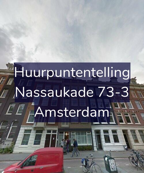 Foto gevel Huurpuntentelling voor Nassaukade 73-3, Amsterdam