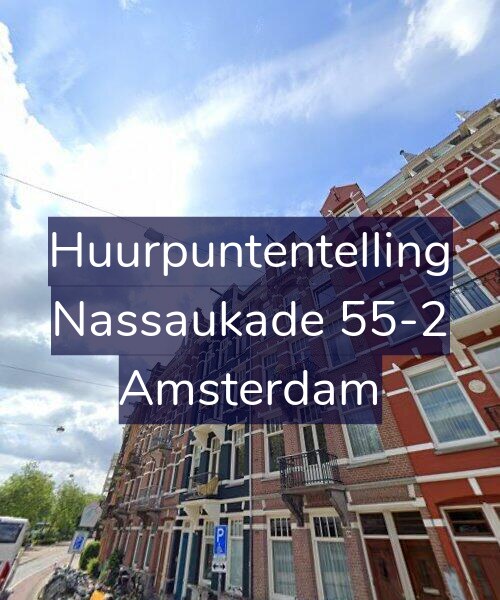 Foto gevel Huurpuntentelling voor Nassaukade 55-2, Amsterdam
