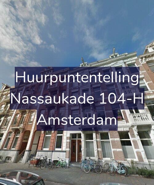 Foto gevel Huurpuntentelling voor Nassaukade 104-H, Amsterdam