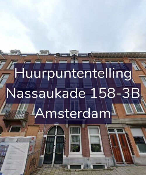 Foto gevel Huurpuntentelling voor Nassaukade 158-3B, Amsterdam