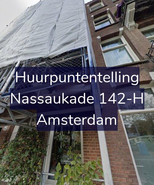 Foto gevel Huurpuntentelling voor Nassaukade 142-H, Amsterdam
