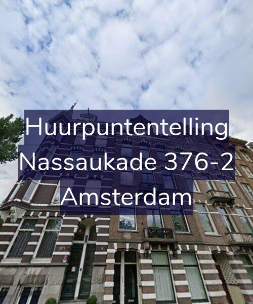 Foto gevel Huurpuntentelling voor Nassaukade 376-2, Amsterdam