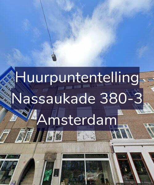 Foto gevel Huurpuntentelling voor Nassaukade 380-3, Amsterdam