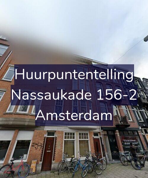 Foto gevel Huurpuntentelling voor Nassaukade 156-2, Amsterdam