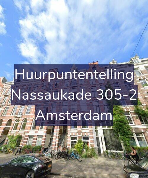 Foto gevel Huurpuntentelling voor Nassaukade 305-2, Amsterdam
