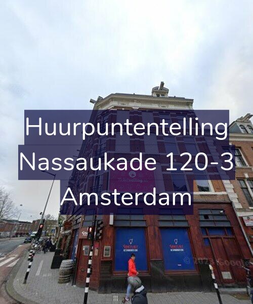 Foto gevel Huurpuntentelling voor Nassaukade 120-3, Amsterdam