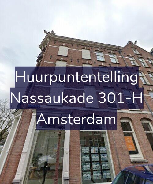 Foto gevel Huurpuntentelling voor Nassaukade 301-H, Amsterdam
