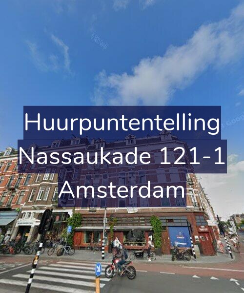 Foto gevel Huurpuntentelling voor Nassaukade 121-1, Amsterdam