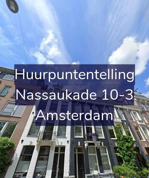Foto gevel Huurpuntentelling voor Nassaukade 10-3, Amsterdam