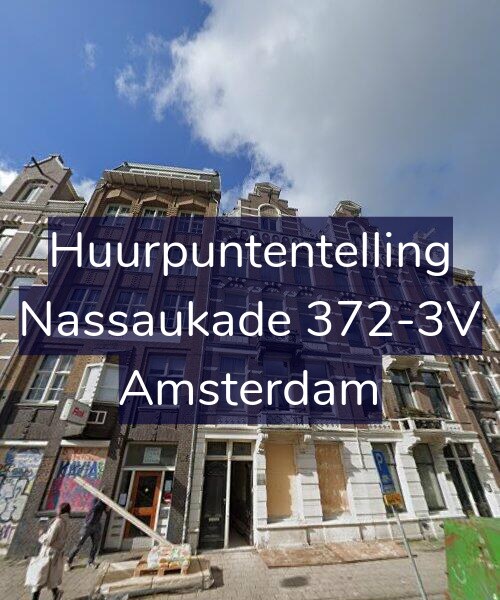 Foto gevel Huurpuntentelling voor Nassaukade 372-3V, Amsterdam