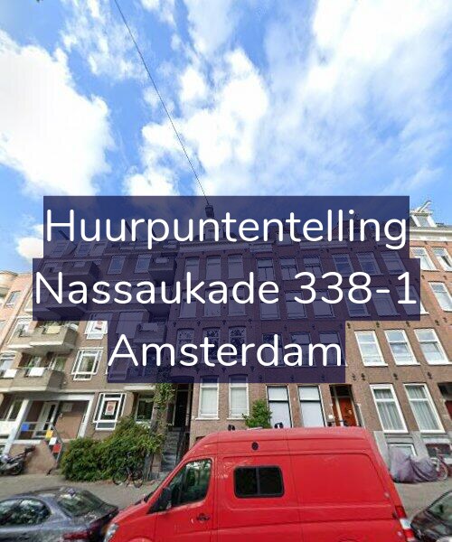 Foto gevel Huurpuntentelling voor Nassaukade 338-1, Amsterdam