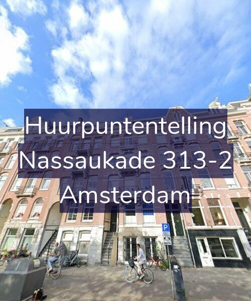 Foto gevel Huurpuntentelling voor Nassaukade 313-2, Amsterdam