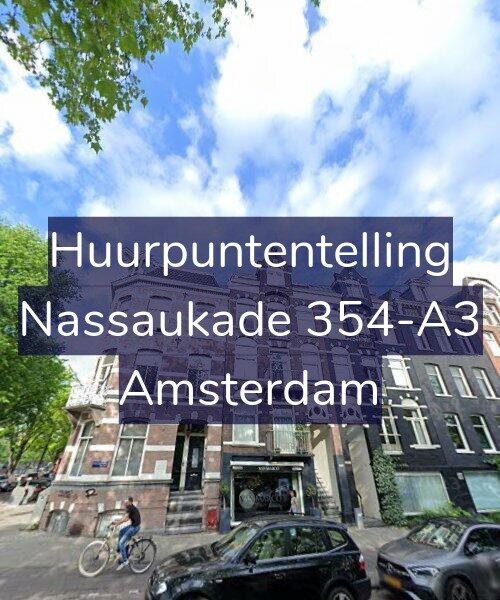 Foto gevel Huurpuntentelling voor Nassaukade 354-A3, Amsterdam