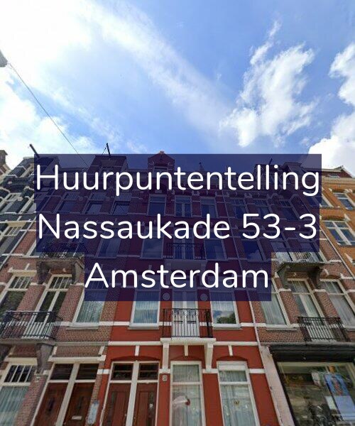 Foto gevel Huurpuntentelling voor Nassaukade 53-3, Amsterdam