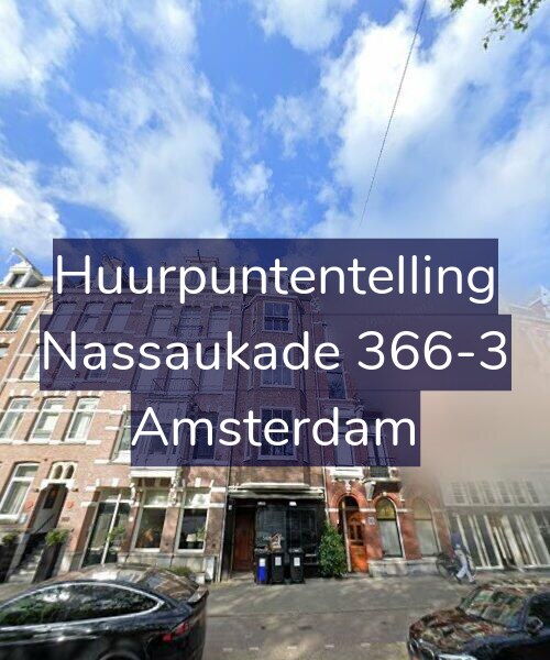 Foto gevel Huurpuntentelling voor Nassaukade 366-3, Amsterdam