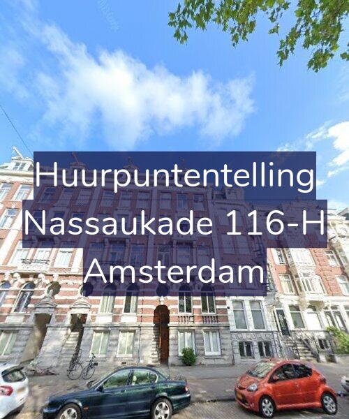 Foto gevel Huurpuntentelling voor Nassaukade 116-H, Amsterdam