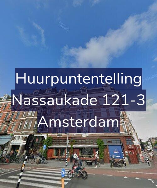 Foto gevel Huurpuntentelling voor Nassaukade 121-3, Amsterdam