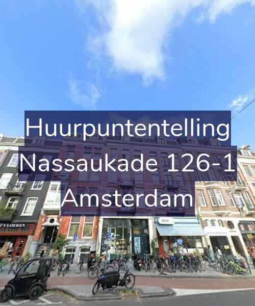 Foto gevel Huurpuntentelling voor Nassaukade 126-1, Amsterdam