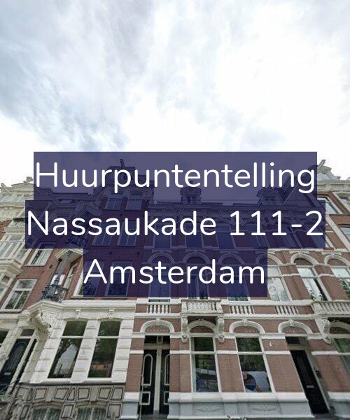 Foto gevel Huurpuntentelling voor Nassaukade 111-2, Amsterdam