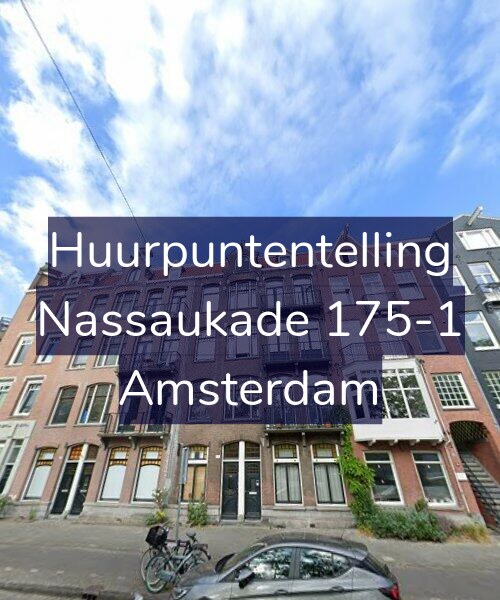Foto gevel Huurpuntentelling voor Nassaukade 175-1, Amsterdam