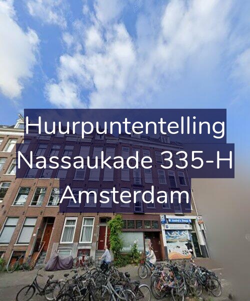 Foto gevel Huurpuntentelling voor Nassaukade 335-H, Amsterdam