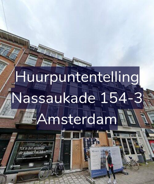 Foto gevel Huurpuntentelling voor Nassaukade 154-3, Amsterdam