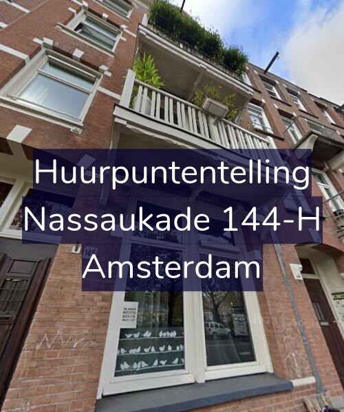 Foto gevel Huurpuntentelling voor Nassaukade 144-H, Amsterdam