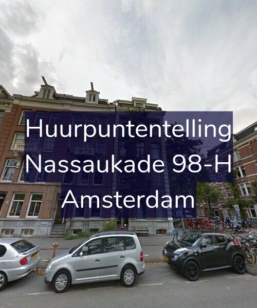 Foto gevel Huurpuntentelling voor Nassaukade 98-H, Amsterdam