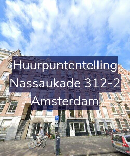 Foto gevel Huurpuntentelling voor Nassaukade 312-2, Amsterdam