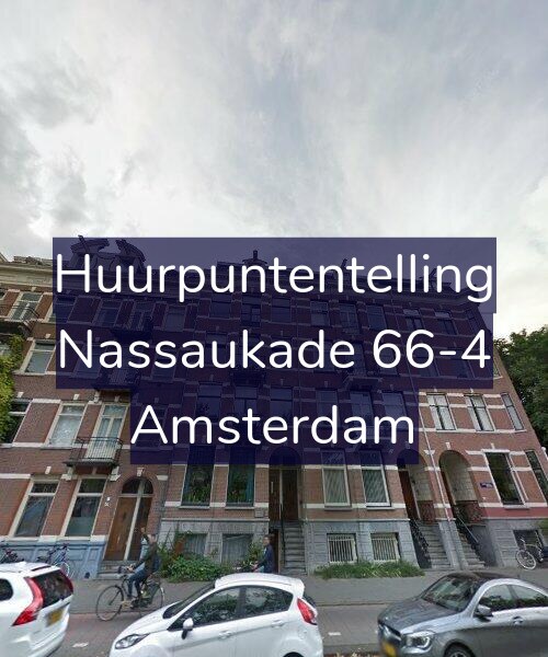 Foto gevel Huurpuntentelling voor Nassaukade 66-4, Amsterdam