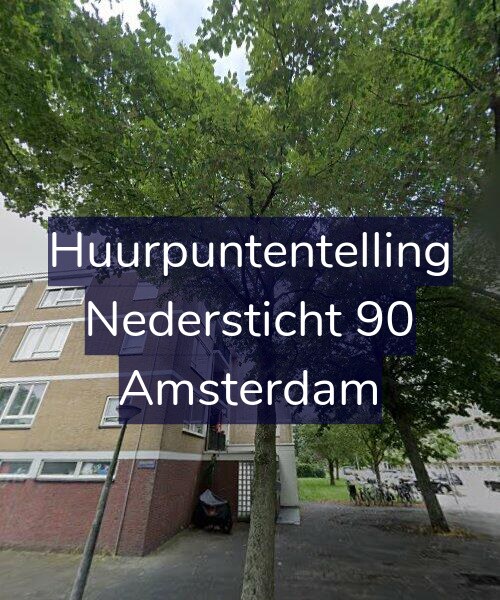 Foto gevel Huurpuntentelling voor Nedersticht 90, Amsterdam
