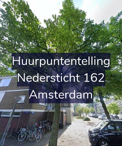 Foto gevel Huurpuntentelling voor Nedersticht 162, Amsterdam