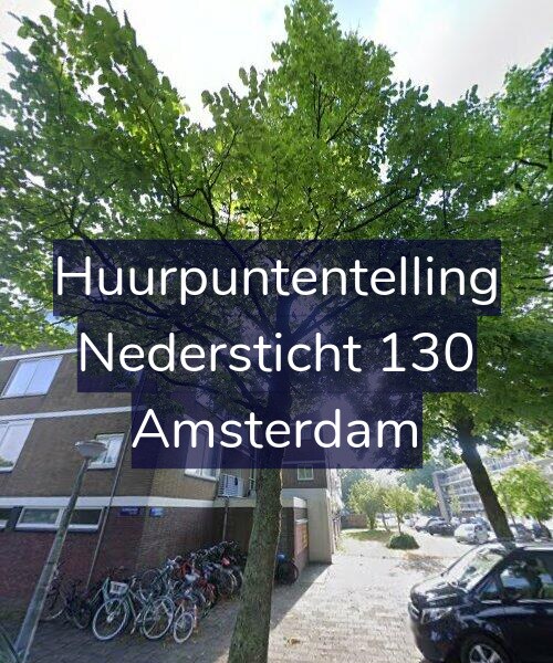 Foto gevel Huurpuntentelling voor Nedersticht 130, Amsterdam