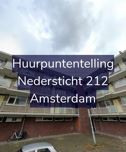 Foto gevel Huurpuntentelling voor Nedersticht 212, Amsterdam