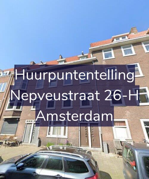 Foto gevel Huurpuntentelling voor Nepveustraat 26-H, Amsterdam