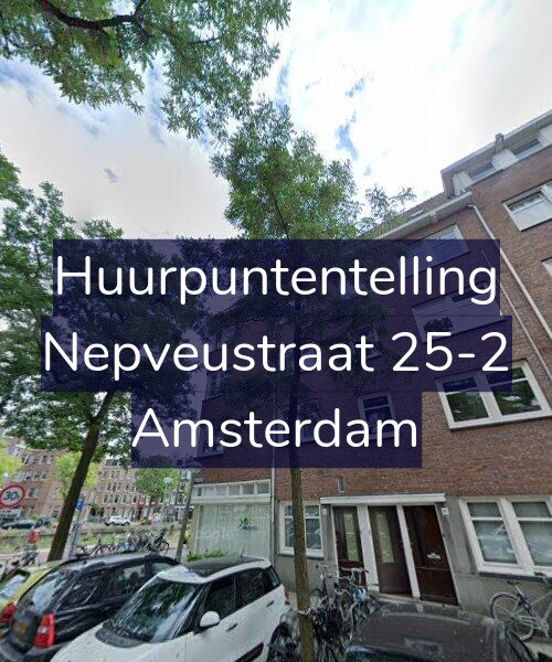 Foto gevel Huurpuntentelling voor Nepveustraat 25-2, Amsterdam