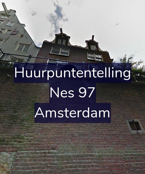 Foto gevel Huurpuntentelling voor Nes 97, Amsterdam