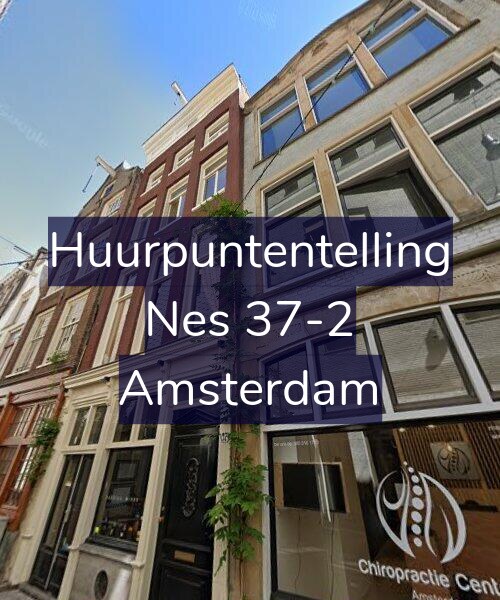 Foto gevel Huurpuntentelling voor Nes 37-2, Amsterdam