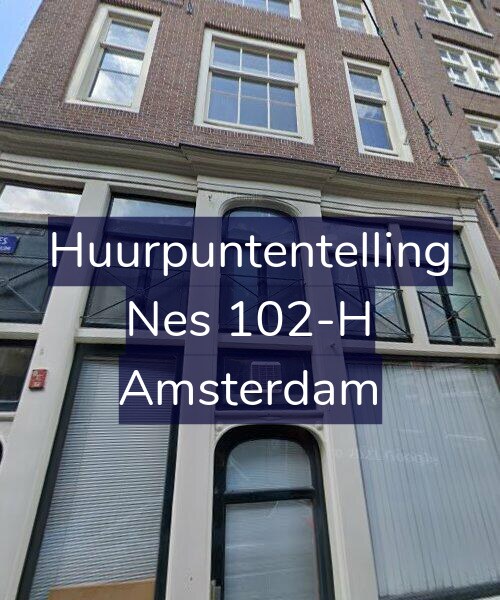Foto gevel Huurpuntentelling voor Nes 102-H, Amsterdam
