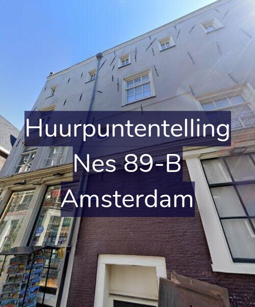 Foto gevel Huurpuntentelling voor Nes 89-B, Amsterdam