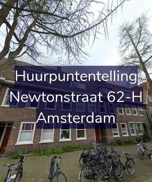 Foto gevel Huurpuntentelling voor Newtonstraat 62-H, Amsterdam