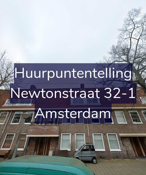 Foto gevel Huurpuntentelling voor Newtonstraat 32-1, Amsterdam