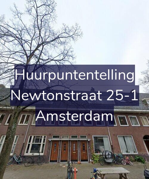 Foto gevel Huurpuntentelling voor Newtonstraat 25-1, Amsterdam