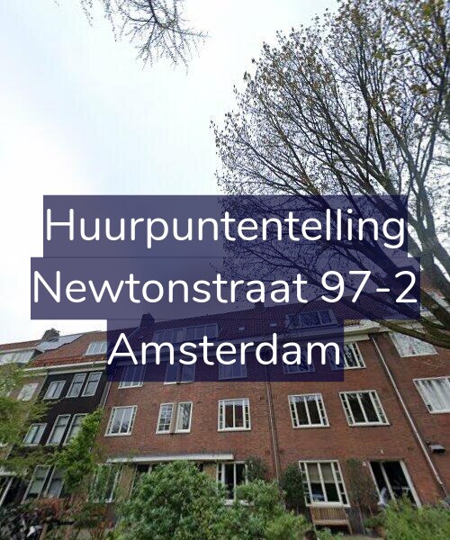 Foto gevel Huurpuntentelling voor Newtonstraat 97-2, Amsterdam