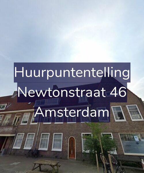 Foto gevel Huurpuntentelling voor Newtonstraat 46, Amsterdam