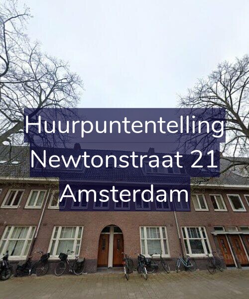 Foto gevel Huurpuntentelling voor Newtonstraat 21, Amsterdam