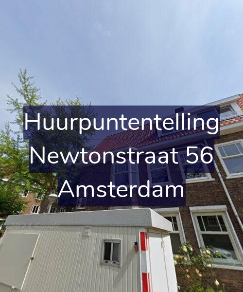 Foto gevel Huurpuntentelling voor Newtonstraat 56, Amsterdam