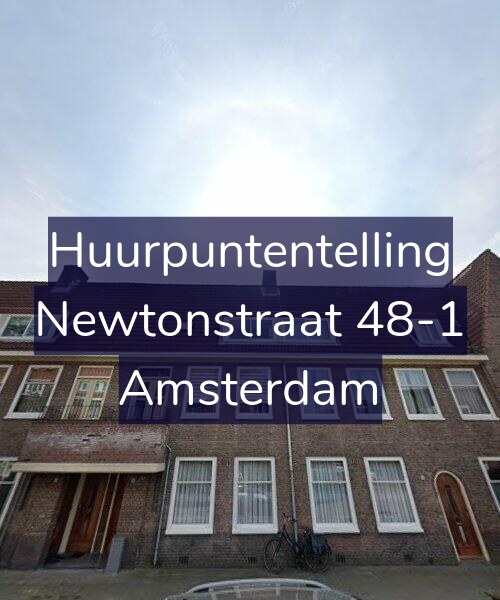Foto gevel Huurpuntentelling voor Newtonstraat 48-1, Amsterdam