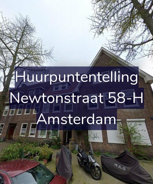 Foto gevel Huurpuntentelling voor Newtonstraat 58-H, Amsterdam